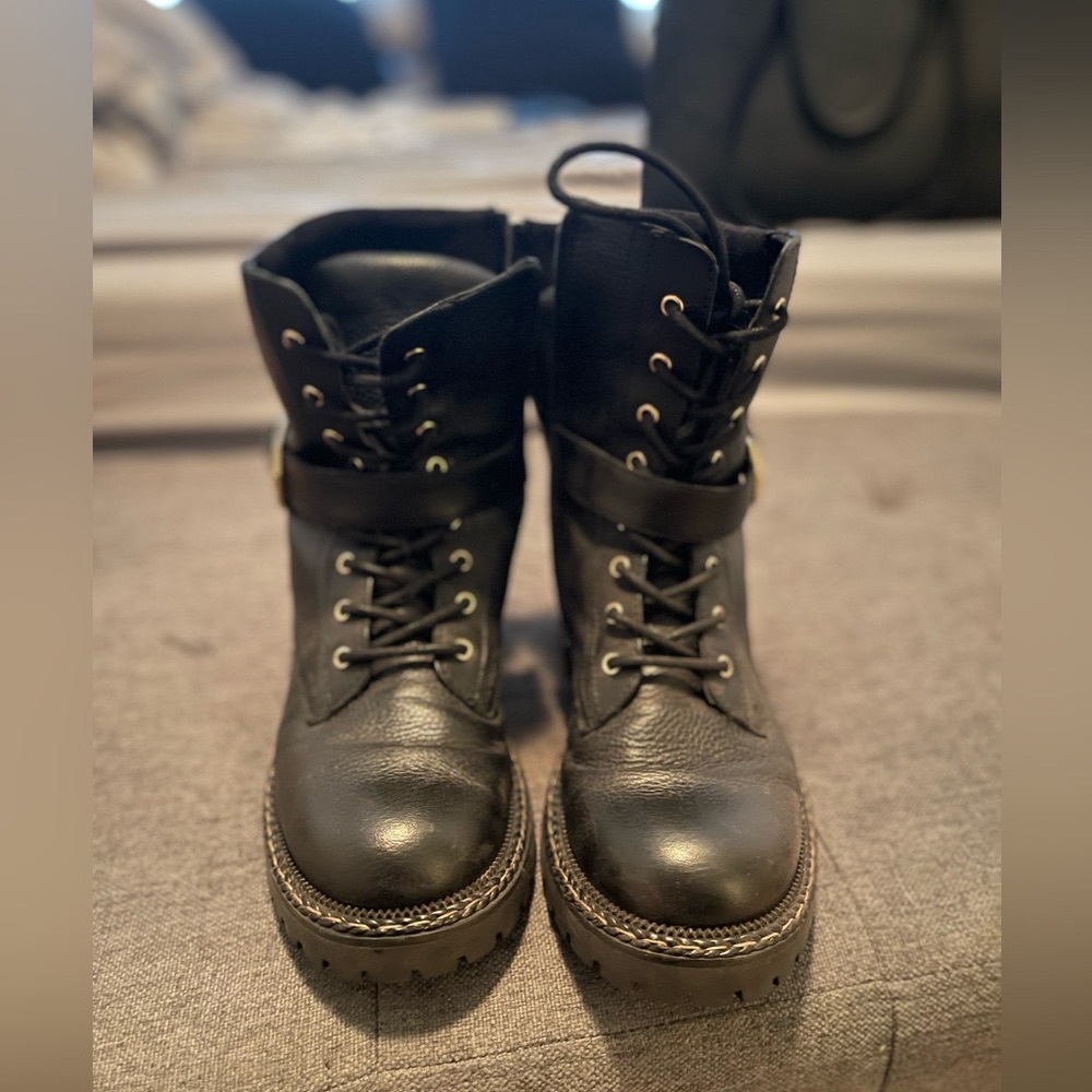 Vince Camuto Repla Combat Boots 6M